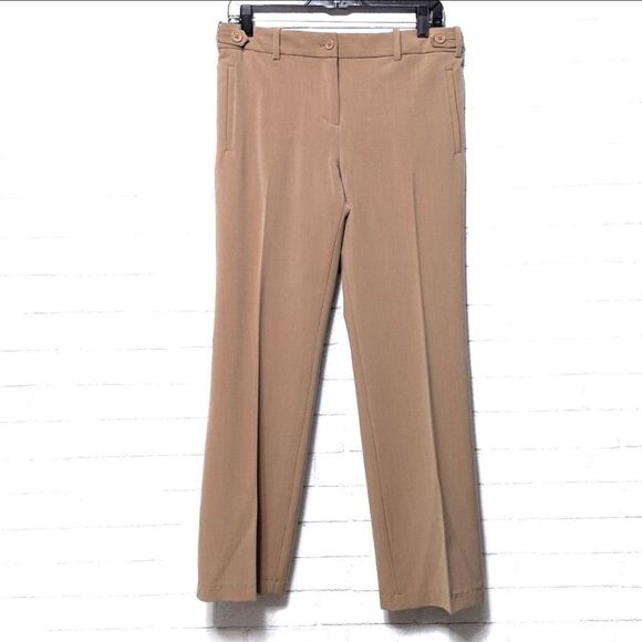THE LIMITED Cassidy Tan Straight Leg Pants 8 - Picture 1 of 9